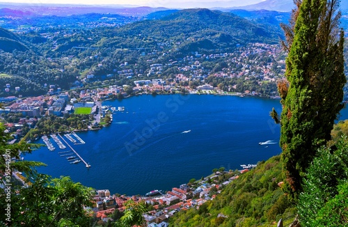 Lake Como, Italy. View from above.