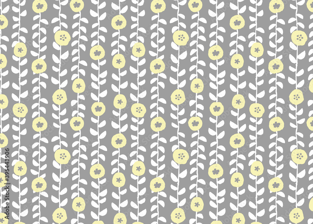  floral pattern　北欧花柄