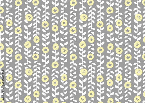  floral pattern　北欧花柄