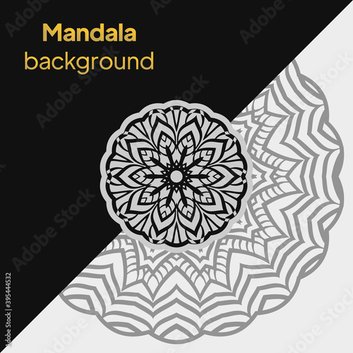 mandala pattern Decoration in oriental  Indian style. vector illustration