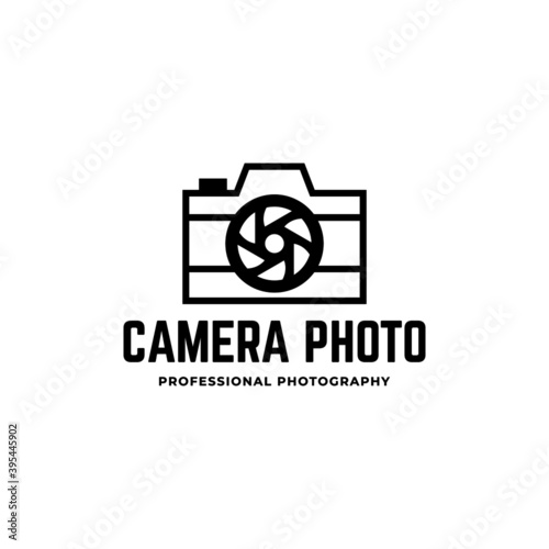 Camera logo, Photography Logo, symbol isolated on white background. Vector EPS 10