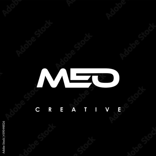 MEO Letter Initial Logo Design Template Vector Illustration
