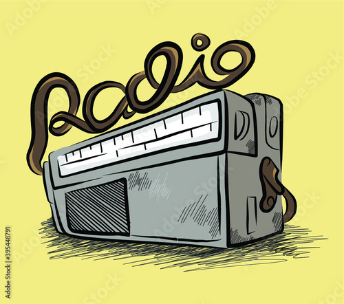 World Radio Day Vector Illustration