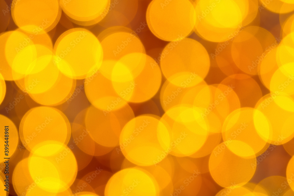 Full frame shot of golden defocused lights on red backgroound Full frame shot of golden defocused lights on red backgroound