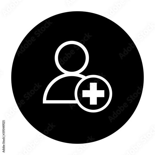 add contact icon vector