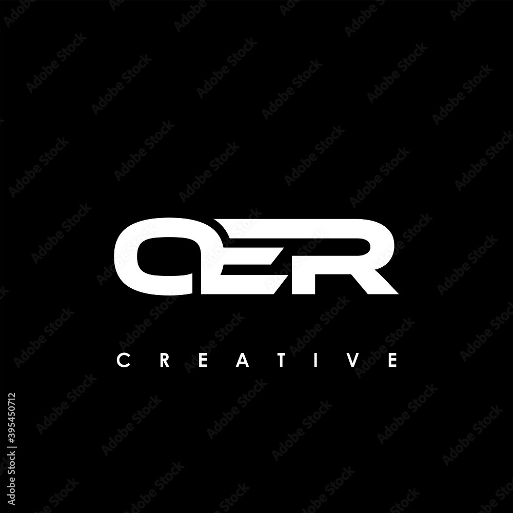 OER Letter Initial Logo Design Template Vector Illustration
