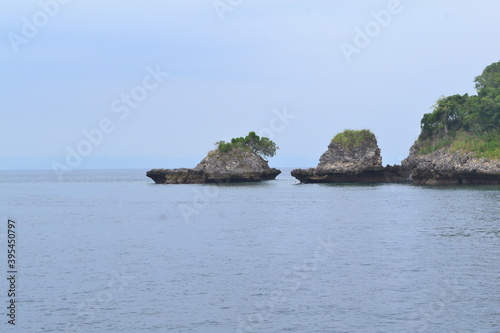 Inhibited islands in Lombok Indonesia