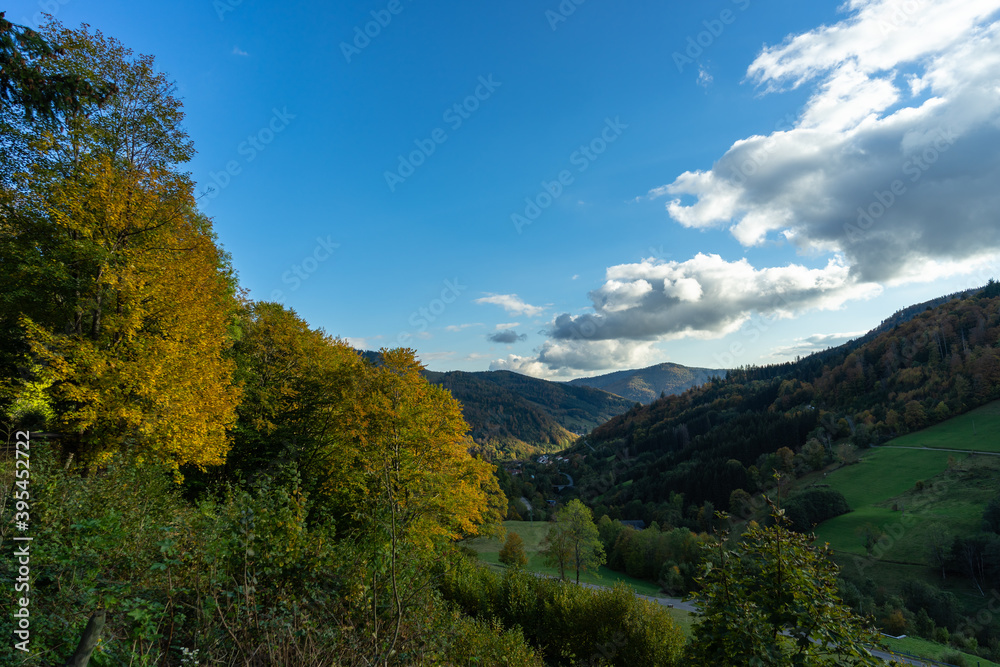 Fototapeta premium Herbstliche Landschaft im Schwarzwald