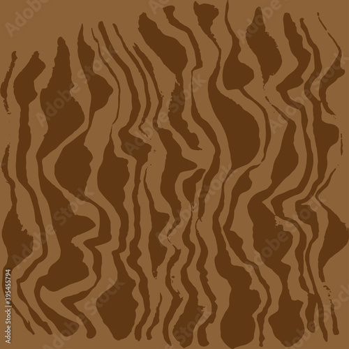 Vector illustration print pattern. Brown hand drawn background.