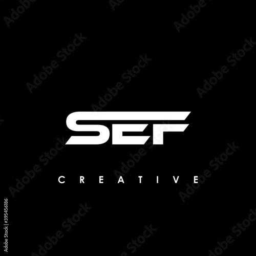 SEF Letter Initial Logo Design Template Vector Illustration photo