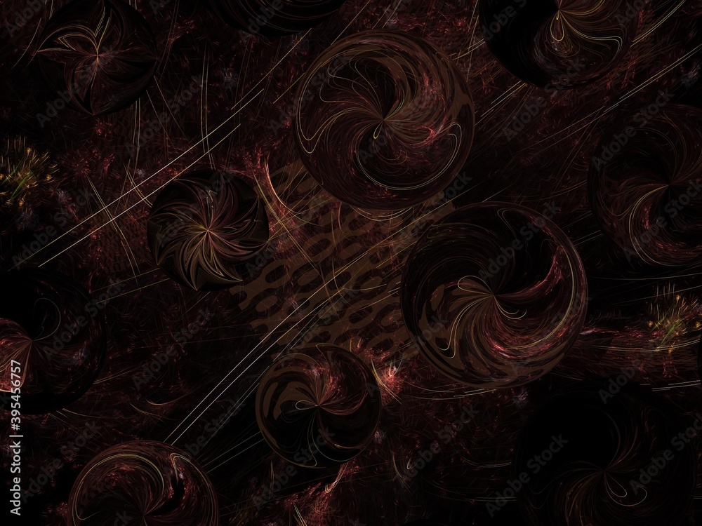 Imaginatory fractal background Image