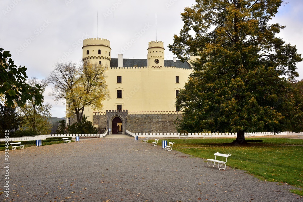 Orlik Chateau is located near Pisek in Southern Bohemia, Czech Republic and it is cultural heritage.