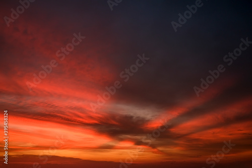 Dramatic sky, perfect for sky replacement, background or any other application © Maarten