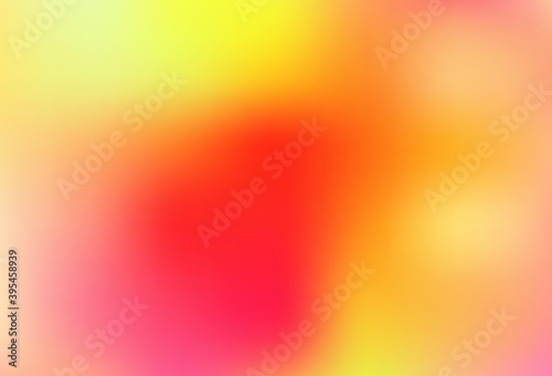 Light Red, Yellow vector colorful abstract background.