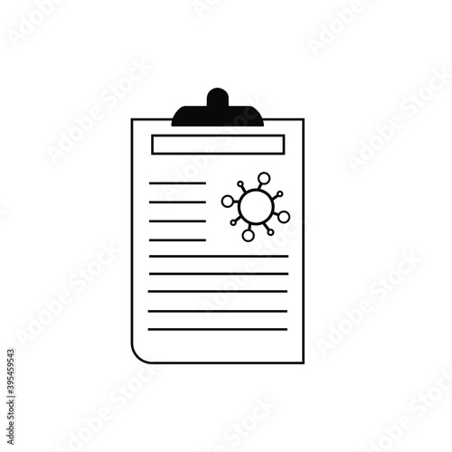 report icon in different style vector illustration. The theme of the corona virus two color and black report vector icons designed with the style of the fill, outline, line and stroke can be used for 