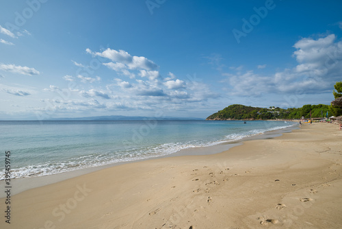 Koukounaries beach, Skiathos island, Greece .famous exotic beach all over the world © ACHILLEFS