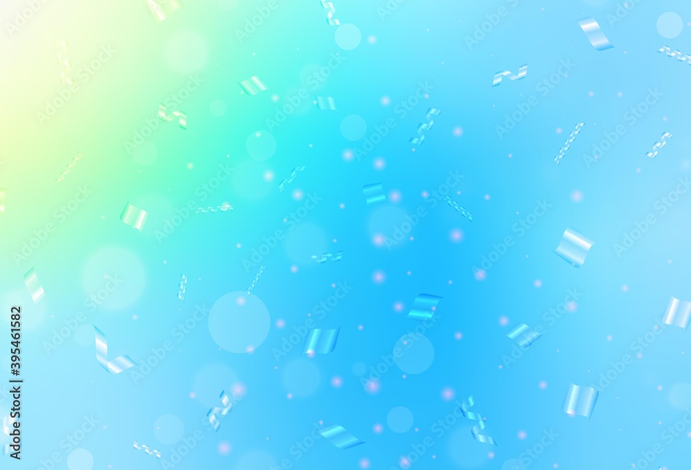 Light Blue, Green vector layout with circle shapes. Light Blue, Green vector layout with circle shapes.