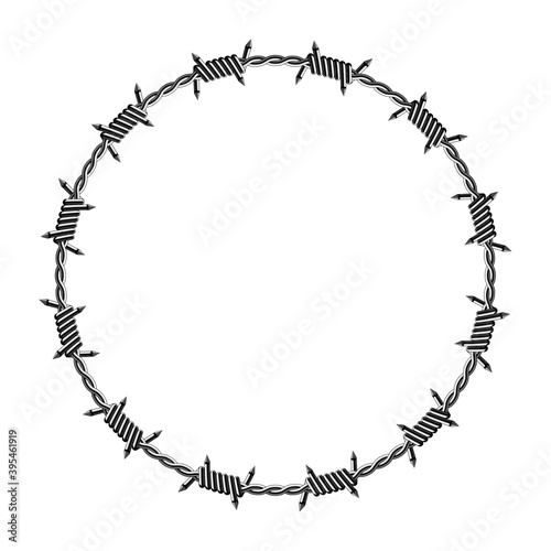 Barbed Wire of Circle Shape