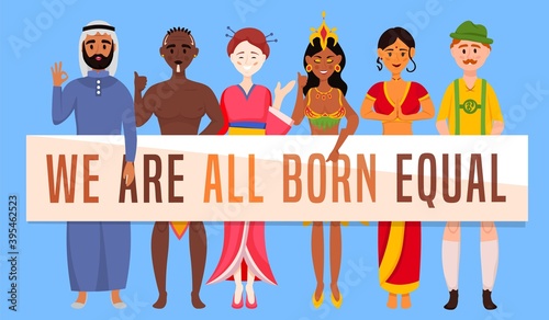 We are all born equal