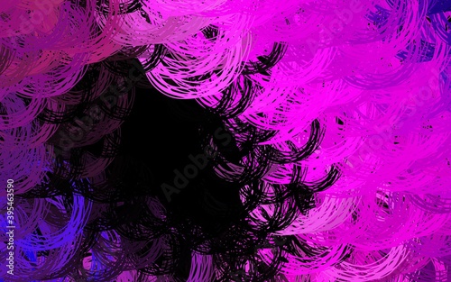 Dark Purple  Pink vector background with lines.