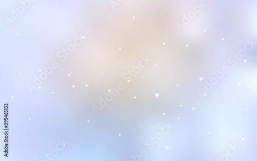 Light Purple vector background with bubbles. © smaria2015
