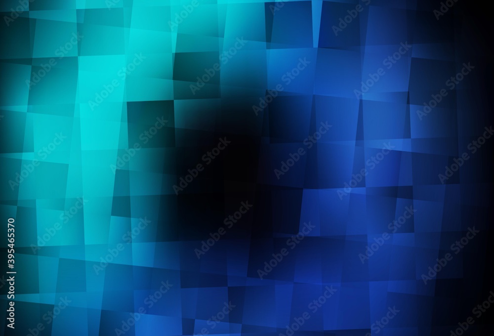 Dark BLUE vector pattern in square style. Dark BLUE vector pattern in square style.