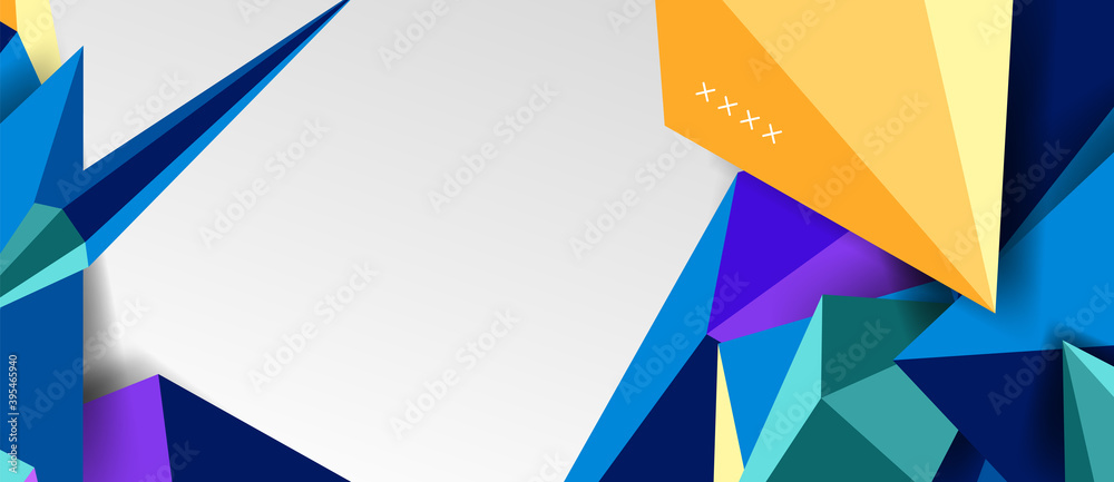 3d low poly abstract shape background vector illustration 3d low poly abstract shape background vector illustration