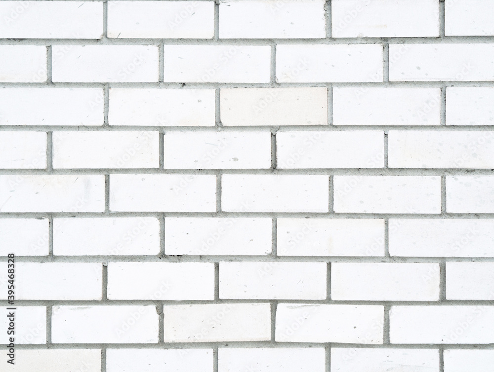 Naklejka premium background wall made of bricks white and gray cement