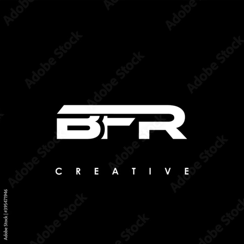 BFR Letter Initial Logo Design Template Vector Illustration photo