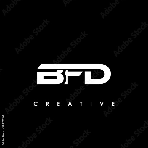 BFD Letter Initial Logo Design Template Vector Illustration