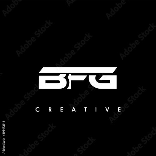 Obraz na plátně BFG Letter Initial Logo Design Template Vector Illustration