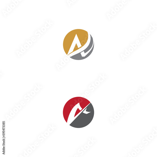 Free Download A Letter Logo Template vector icon illustration design - GFXLoad