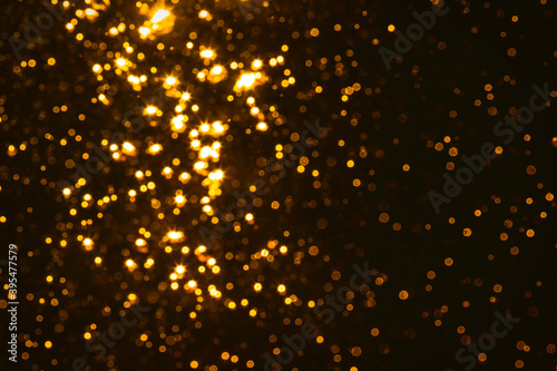 Gold bokeh of lights © pandaclub23