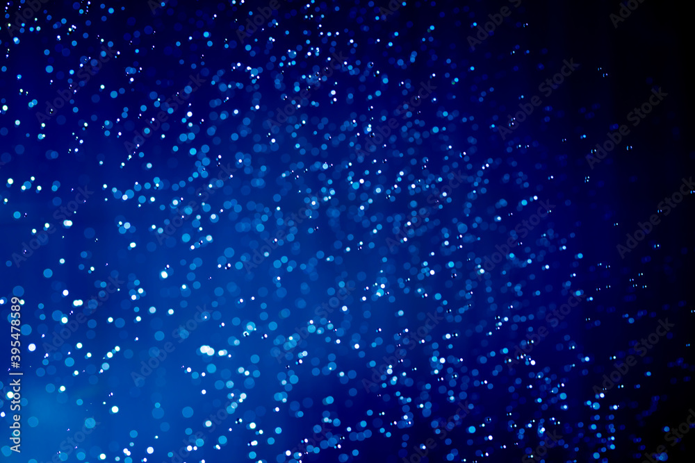 Abstract blue bokeh