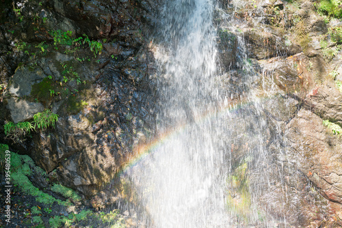 滝と虹 