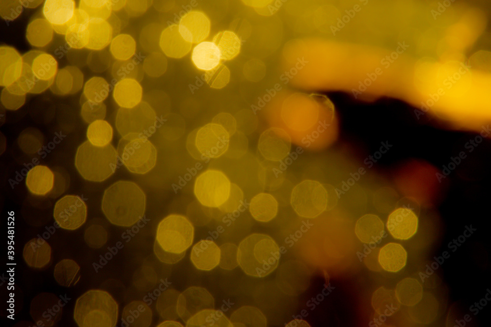Obraz premium Gold abstract bokeh background