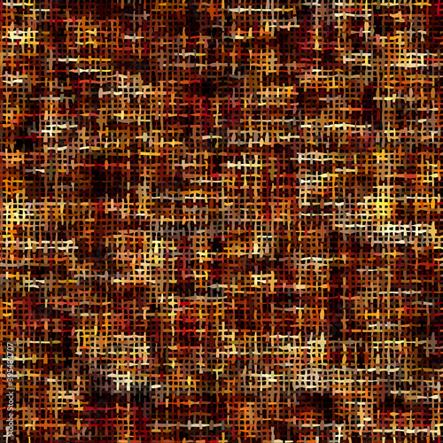 Seamless plaid pattern. Imitation of a texture of rough canvas. Vector image.