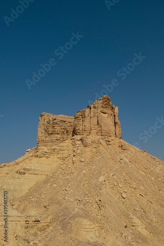 Rocky red sands desert region near Riyadh  Saudi Arabia