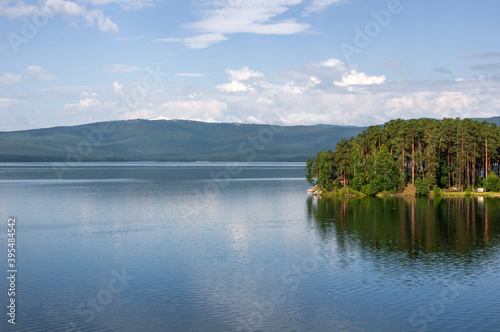 View of Turgoyak lake in Ural