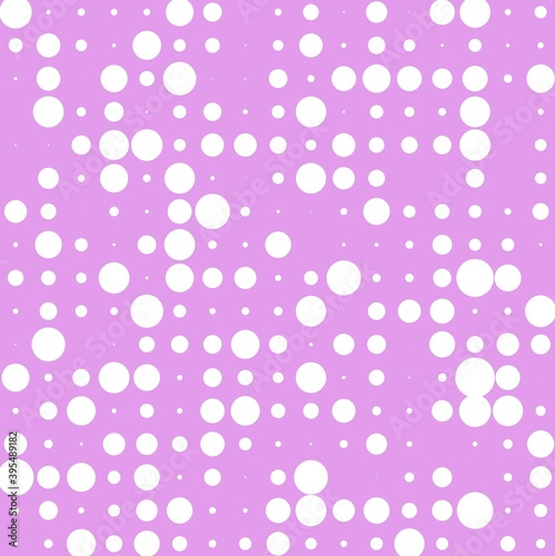 pink background with white dots