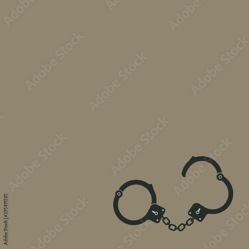 Abolition of Slavery symbolised by handcuffs