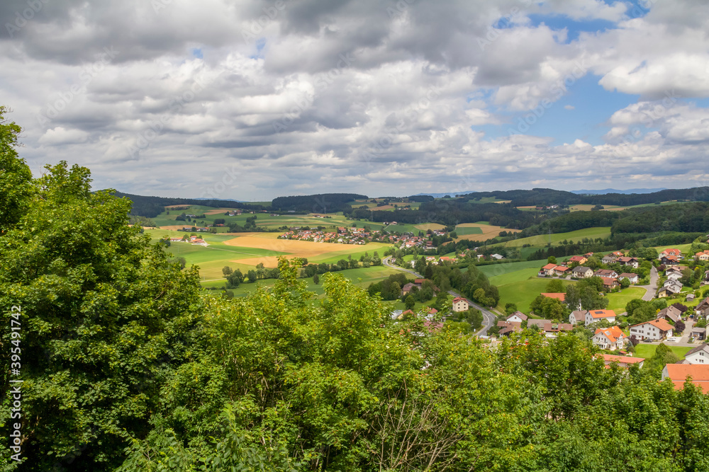 Fototapeta premium sunny Bavarian Forest scenery