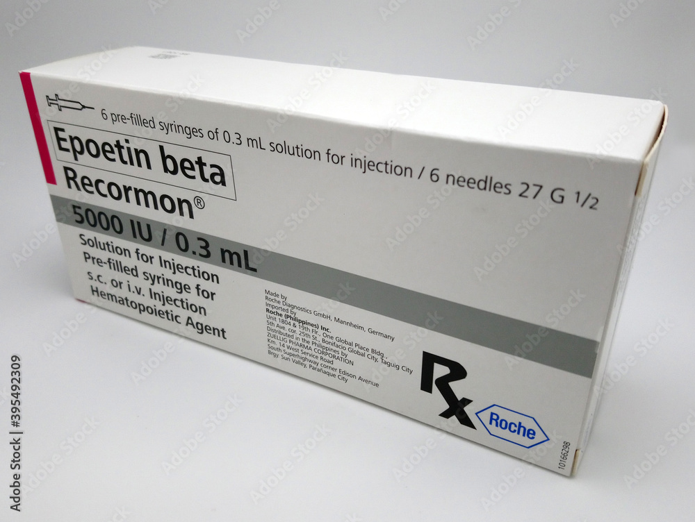 Foto de Epoetin beta Recormon 5000 IU injection in Manila, Philippines