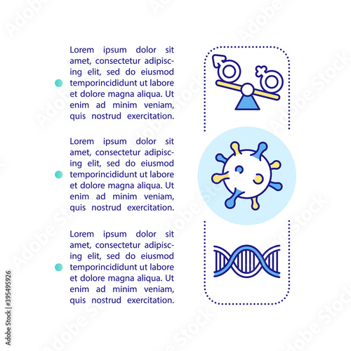 CFS causes concept icon with text. Chronic fatigue syndrome treatment. Helping with human disease. PPT page vector template. Brochure, magazine, booklet design element with linear illustrations
