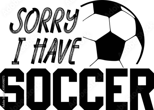 Sorry I have soccer on the white background. Vector illustration