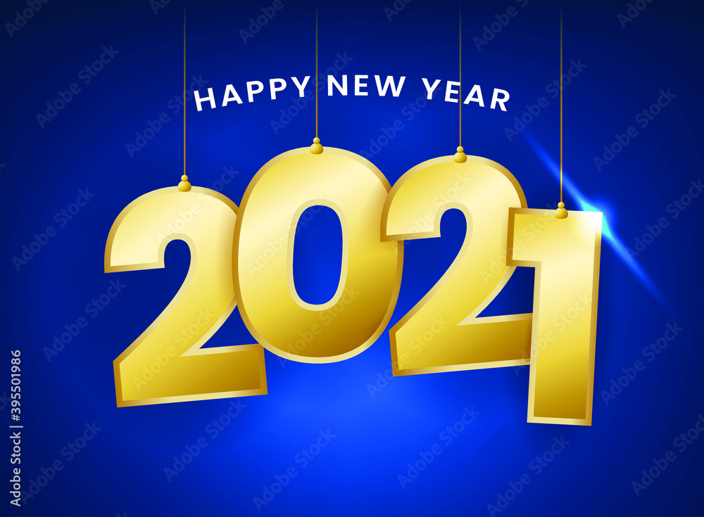 Realistic High Quality Happy New Year on Black Background . Isolated Vector Elements Realistic High Quality Happy New Year on Black Background . Isolated Vector Elements