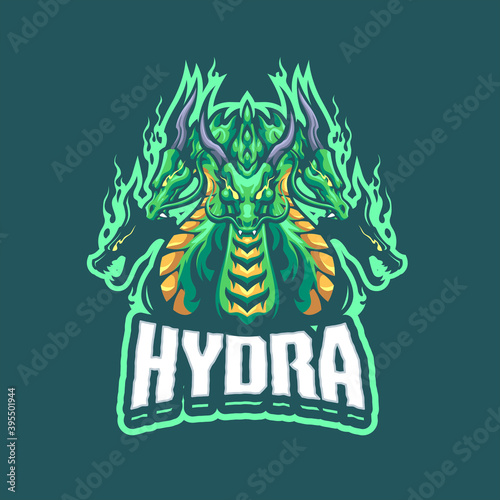 Hydra Mascot logo for esport and sport team