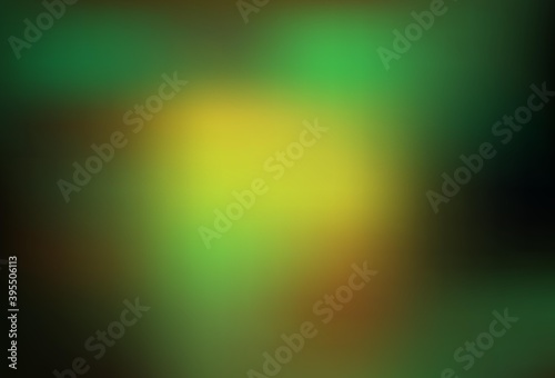 Dark Green vector colorful abstract texture.