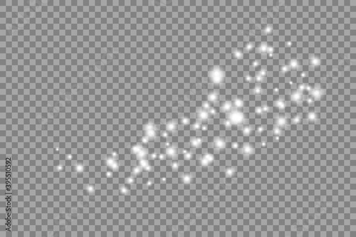 Vector sparkle dust png magical light effect falling star trail. Pixie glitter.