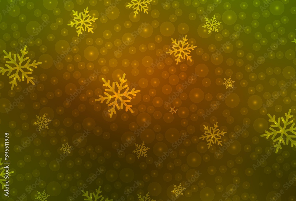 Dark Green, Yellow vector template in carnival style. Dark Green, Yellow vector template in carnival style.